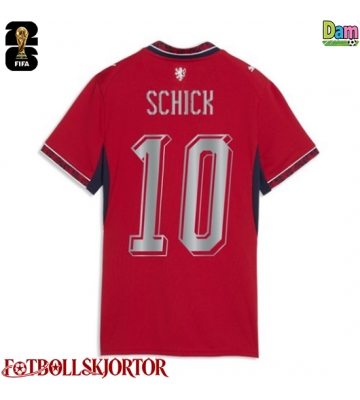 Tjeckien Patrik Schick #10 Hemmatröja Dam VM 2026 Kortärmad